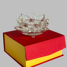 Carica l'immagine nel visualizzatore di Gallery, Crystal Lotus Flower Candle Holder