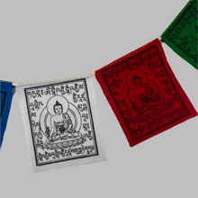 Carica l'immagine nel visualizzatore di Gallery, Mini Prayer flag - Buddhist deities