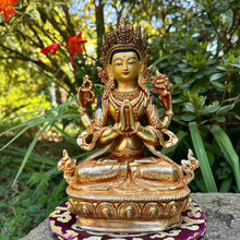 Load image into Gallery viewer, Four-Armed Chenrezig - 23cm