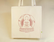 Load image into Gallery viewer, Tote bag "Choose Peace"