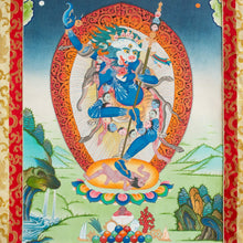 Load image into Gallery viewer, Singamukha Thangka