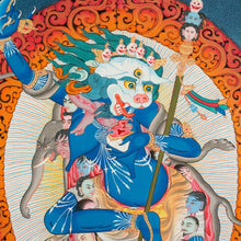 Load image into Gallery viewer, Singamukha Thangka