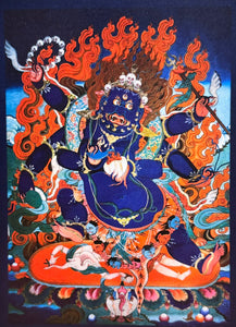 Mahakala con sei braccia