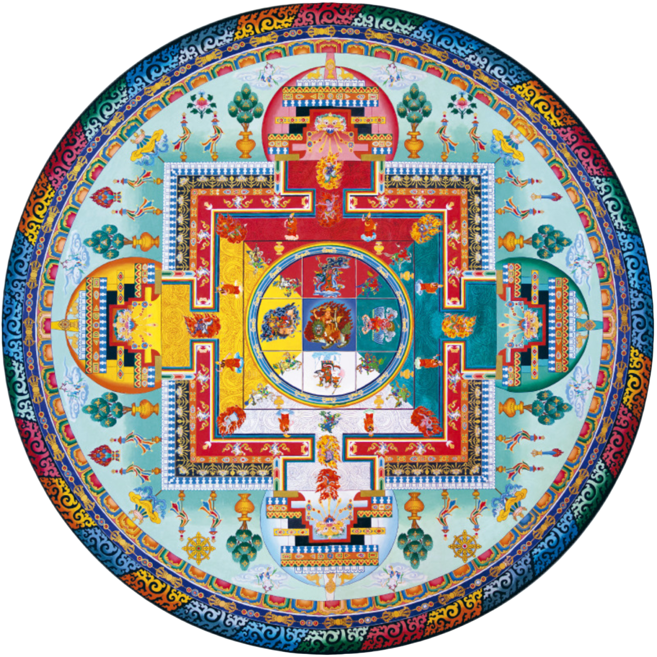 peace” 曼荼羅アート「世界平和」｜Mandala art “World 幸運を呼ぶ
