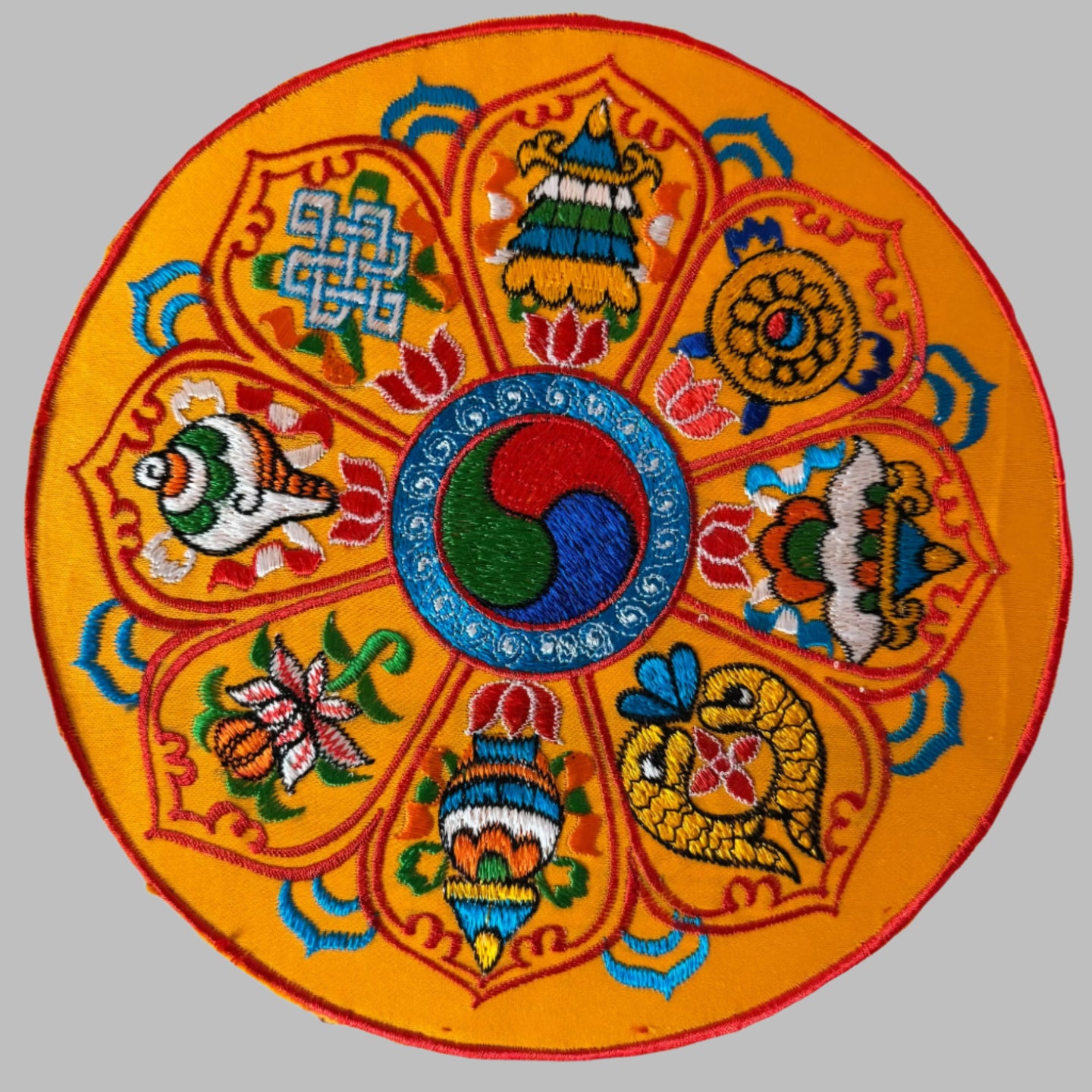 Tibetan 8 Lucky Symbol table mat