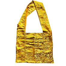 Load image into Gallery viewer, Handmade Brocade Monk Shoulder Bag – Dragon &amp; Flower
