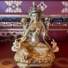 Load image into Gallery viewer, Green Tara Statue - 16.5cm
