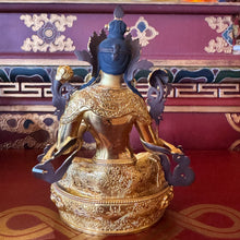 Load image into Gallery viewer, Green Tara Statue - 16.5cm

