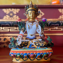 Load image into Gallery viewer, White Tara Statue - 16.5cm
