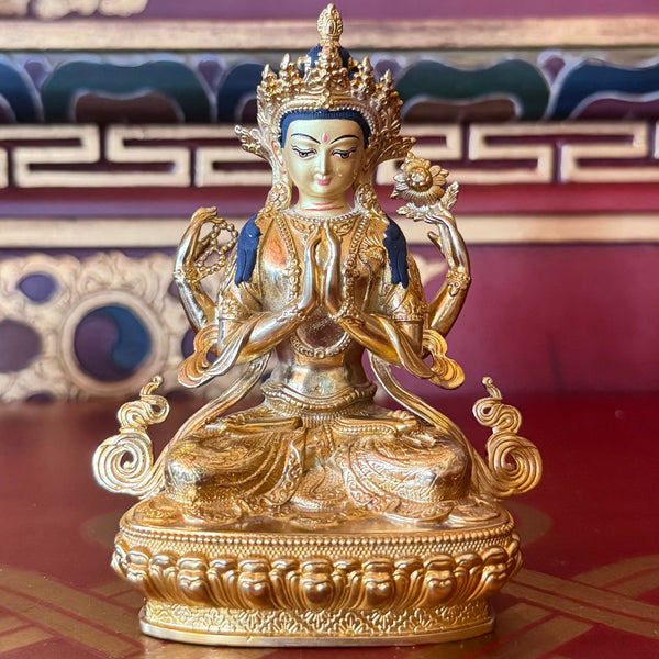Chenrezig statue - 12cm