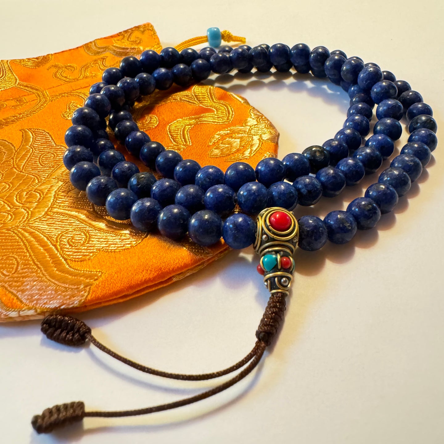 108 Mala - Lapis lazuli