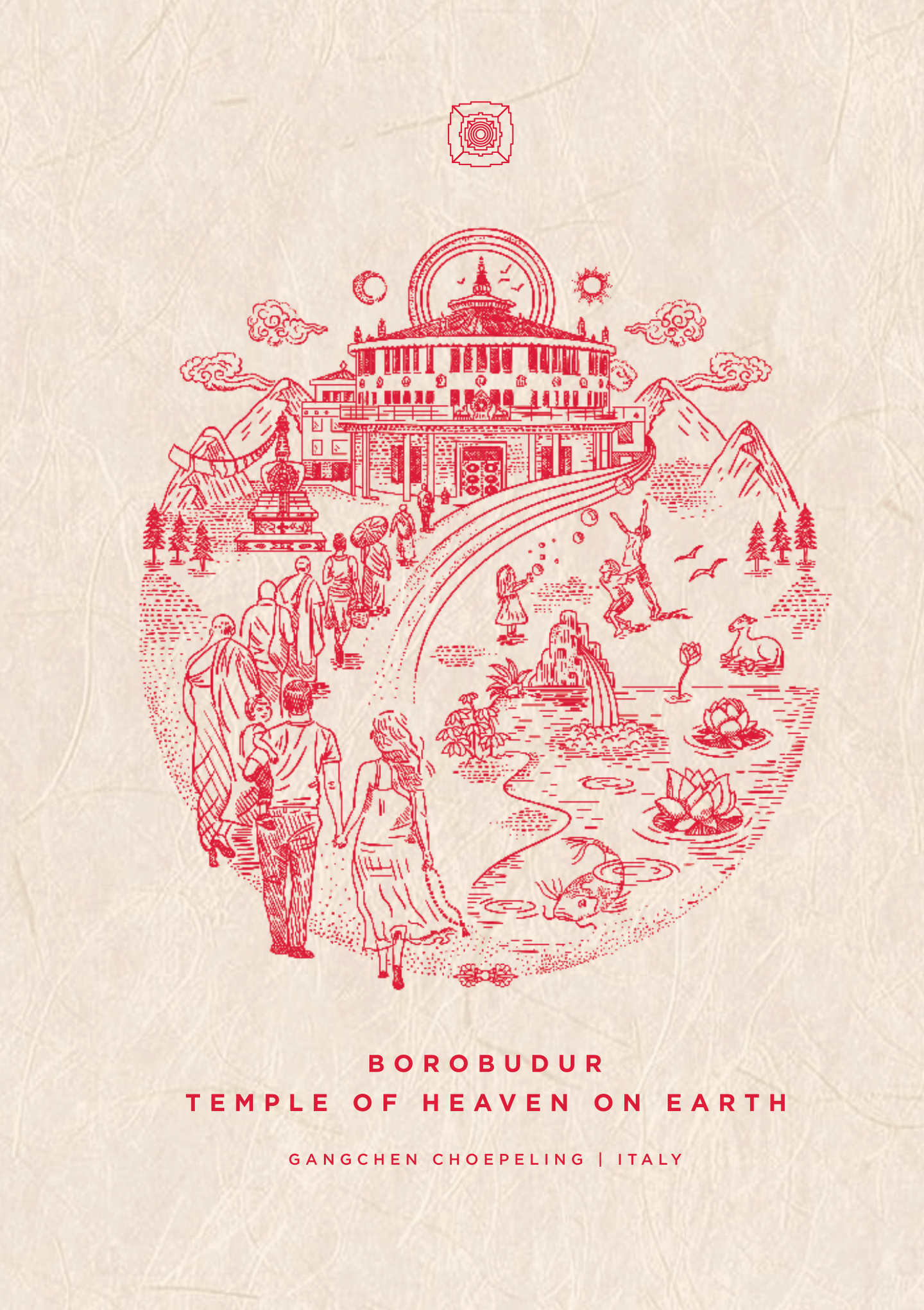 Notebook: Borobudur - Heaven on Earth