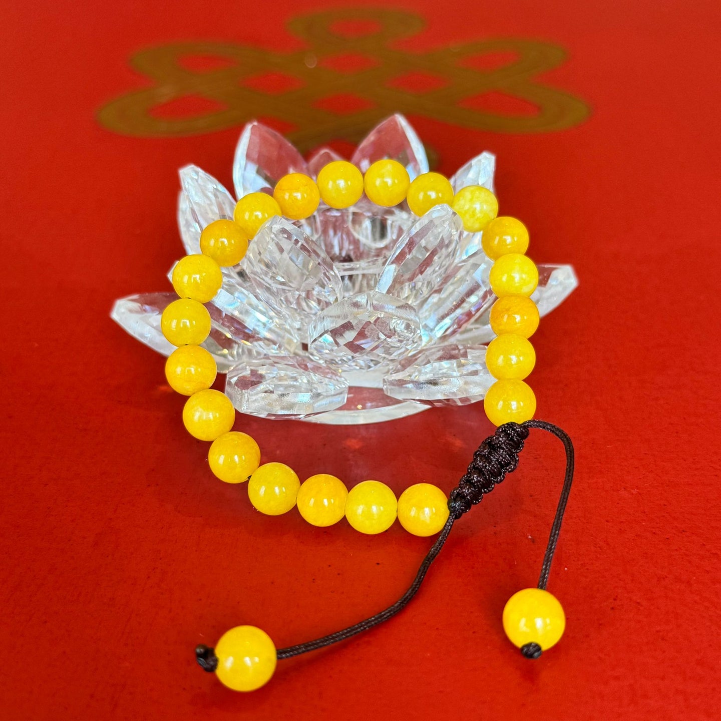 Bracciale Mala con Perline Effetto Nuvola