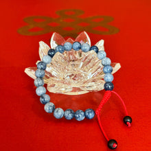 Carica l&#39;immagine nel visualizzatore di Gallery, Bracciale Mala con Perline Effetto Nuvola
