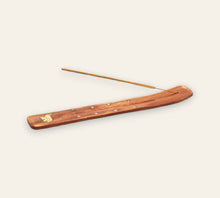 Load image into Gallery viewer, Wood Indian incense ashcatcher
