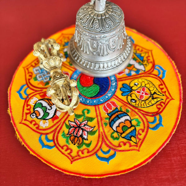 Tibetan 8 Lucky Symbol table mat
