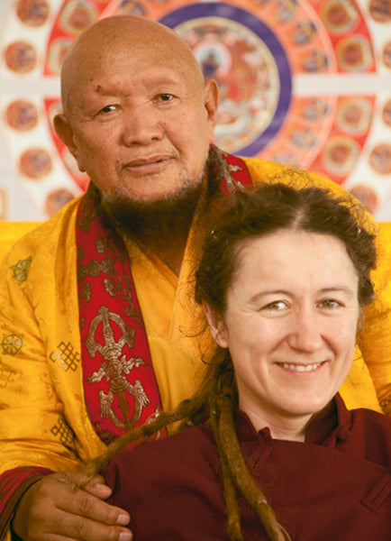 Lama Gangchen Rinpoche  and Lama Caroline