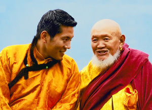 Sua Santità Kyabje Choktrul Trijang Rinpoche e Lama Gangchen Rinpoche