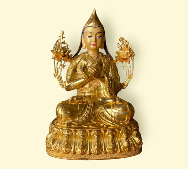 Lama Tsongkhapa - statua -16 cm