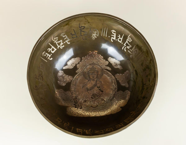 Campana tibetana Buddha della Medicina o Tara
