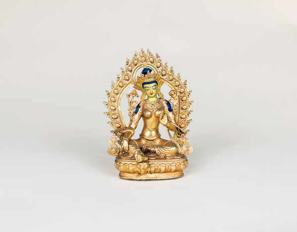 Green Tara Statue 11 cm